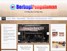 Tablet Screenshot of berbagipengalaman.com